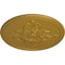 Ekena Millwork Milton Ceiling Medallion (Fits Canopies up to 7 7/8"), 40 5/8"OD x 1 3/4"P, Pharaohs Gold CM40MIPGS - alternate 4